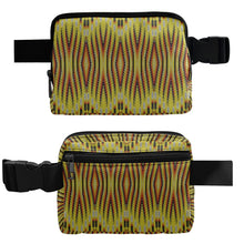 Load image into Gallery viewer, Fire Feather Yellow Belt Bag
