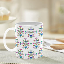 Load image into Gallery viewer, Dakota Damask White Mug
