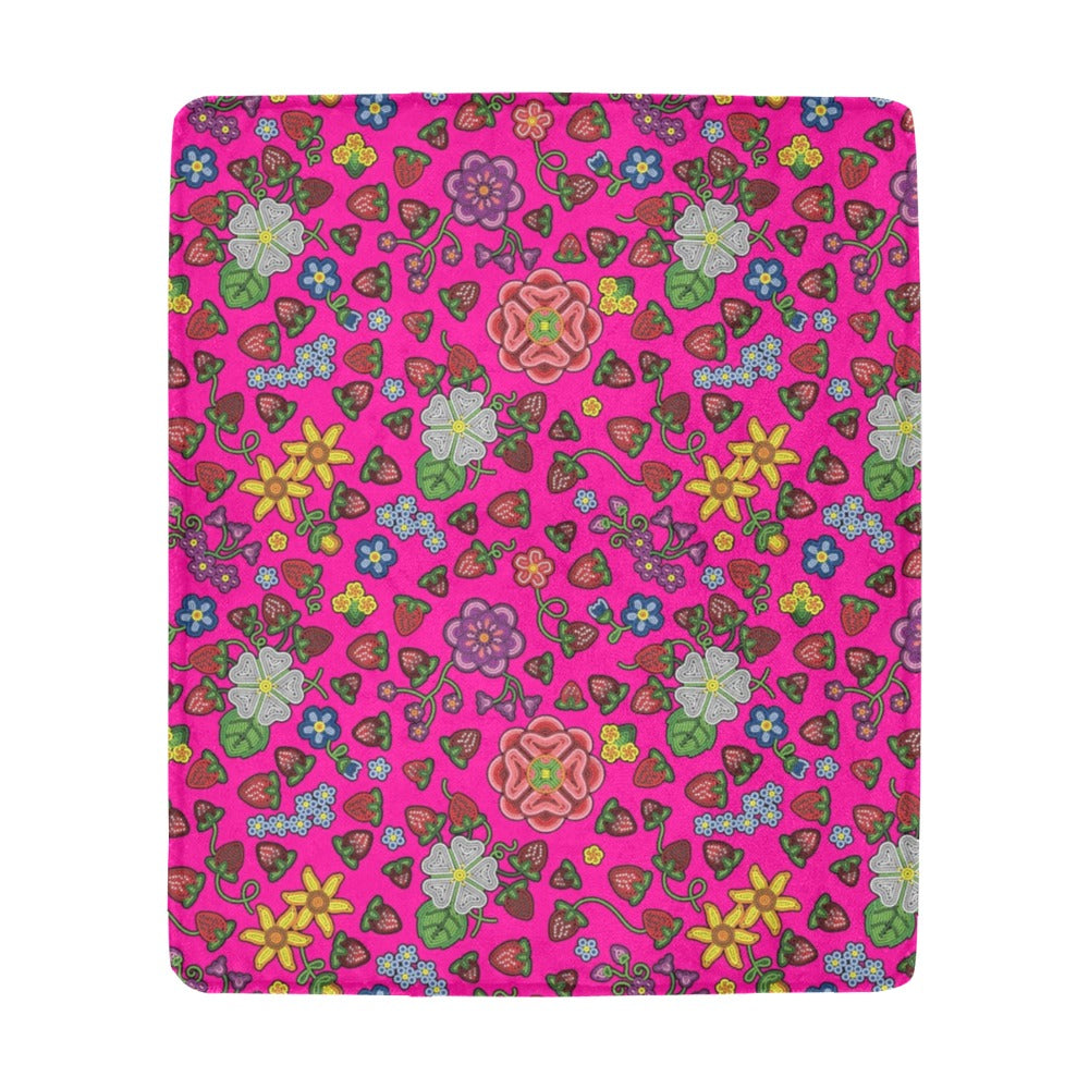 Berry Pop Blush Ultra-Soft Micro Fleece Blanket 50"x60"