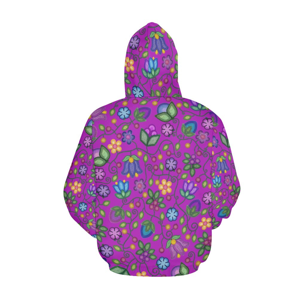 Bloom Uplift Purple Hoodie for Women