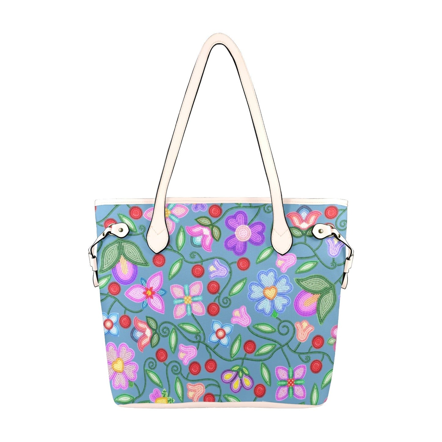 Petal Harmony River Clover Canvas Tote