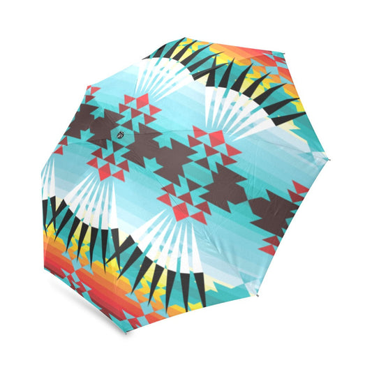 Ribbonwork Bustle Foldable Umbrella