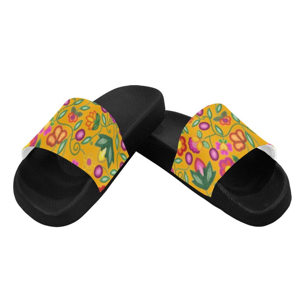 Boreal Bounty Yellow Women's Slide Sandals