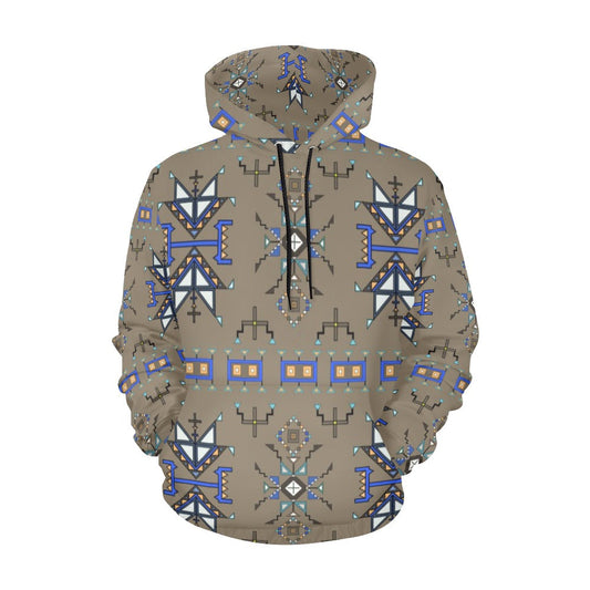 Eagle Strike Brown Hoodie for Men