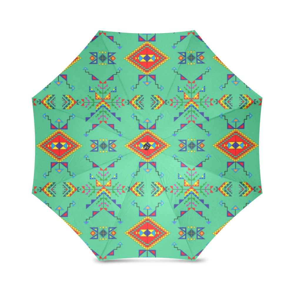 Buffalo Jump Sage Foldable Umbrella