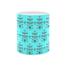 Load image into Gallery viewer, Dakota Damask Turquoise Mug
