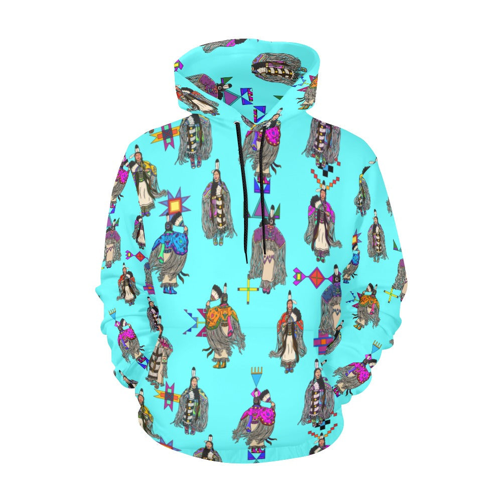 Women's Tradish Dancers Turquoise Hoodie for Women