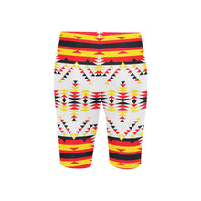 Load image into Gallery viewer, Visions of Peace Directions Men&#39;s Knee Length Swimming Trunks
