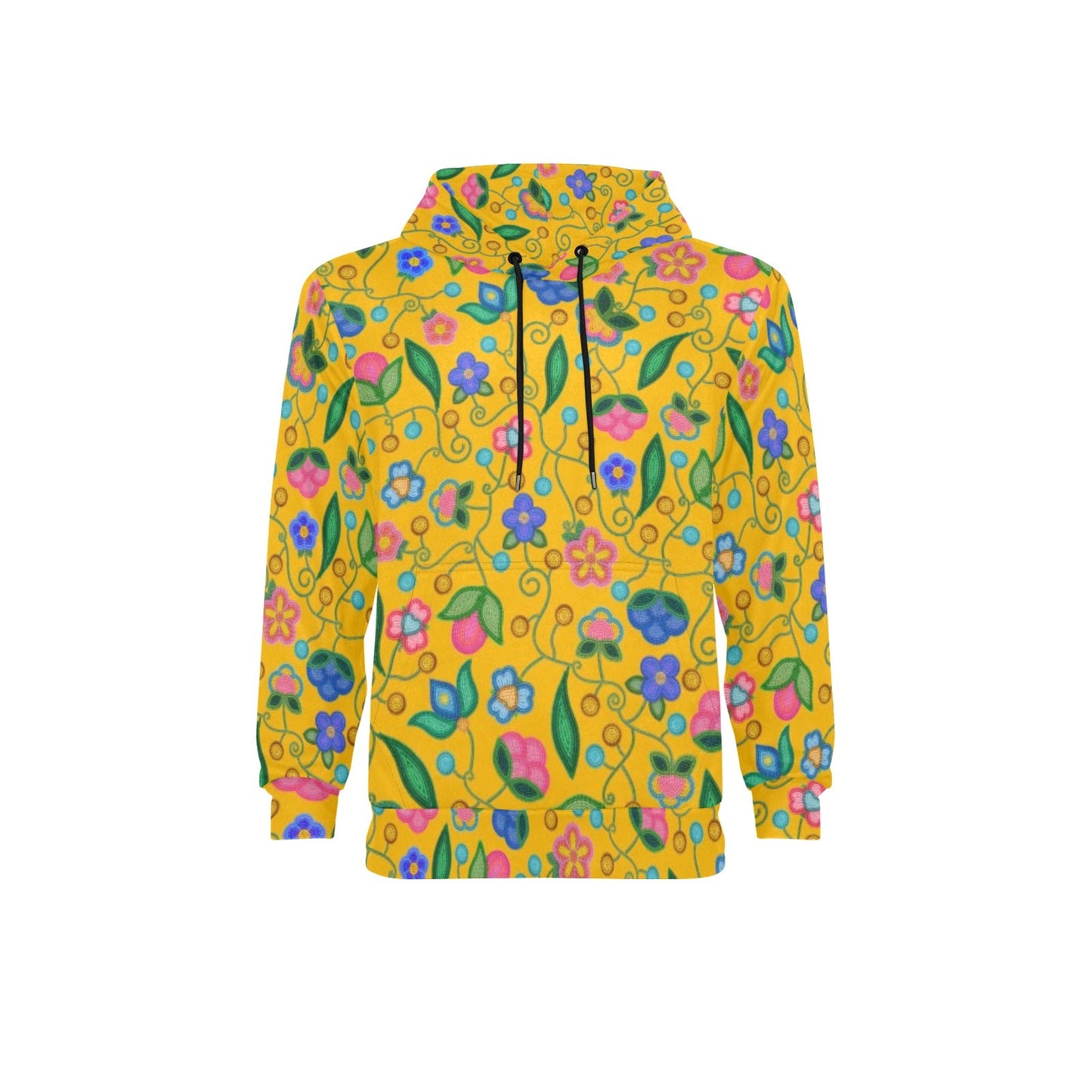 Skyberry Serenade Yellow Fleece Hoodie