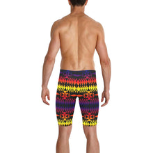 Load image into Gallery viewer, Two Worlds Apart Men&#39;s Knee Length Swimming Trunks
