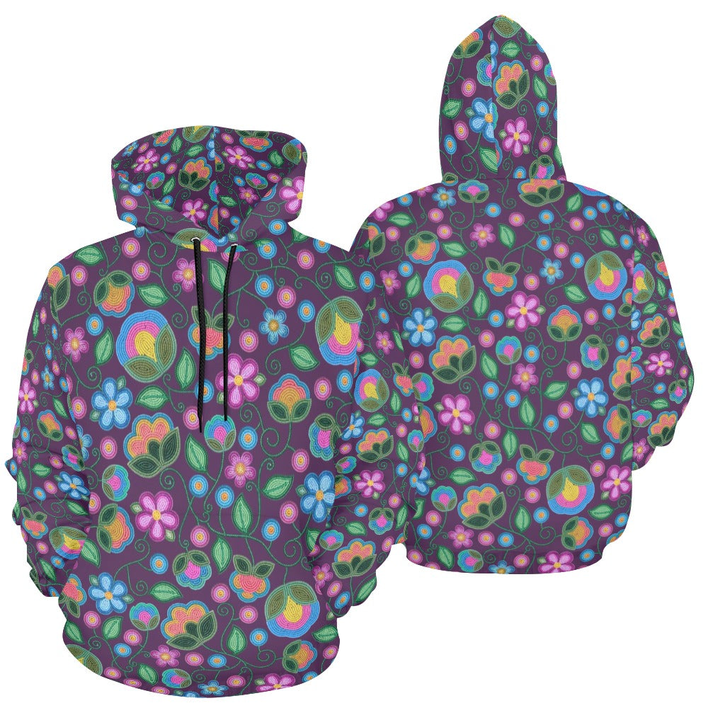Turquoise Sunbeam Violet Hoodie for Men