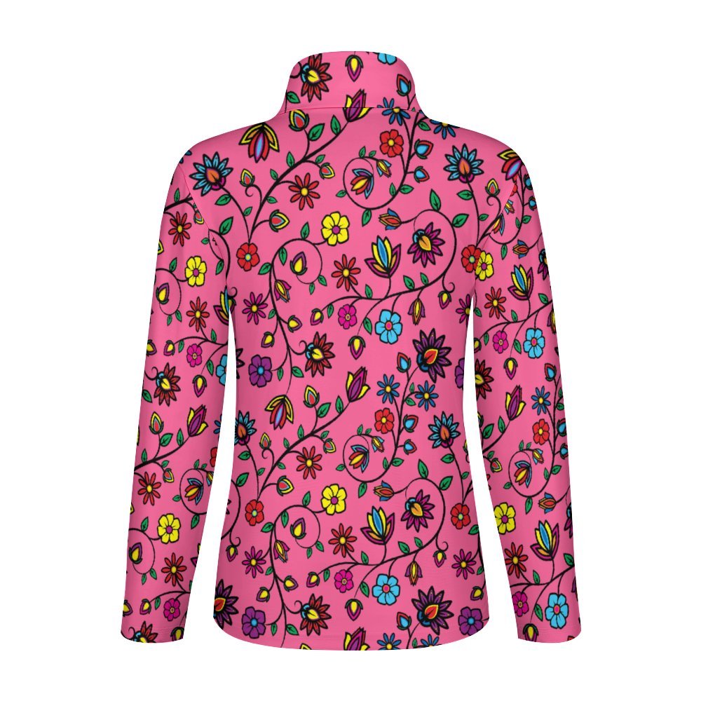 Nature's Nexus Blush Long Sleeve Yoga Shirt