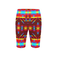 Load image into Gallery viewer, Visions of Lasting Peace Men&#39;s Knee Length Swimming Trunks
