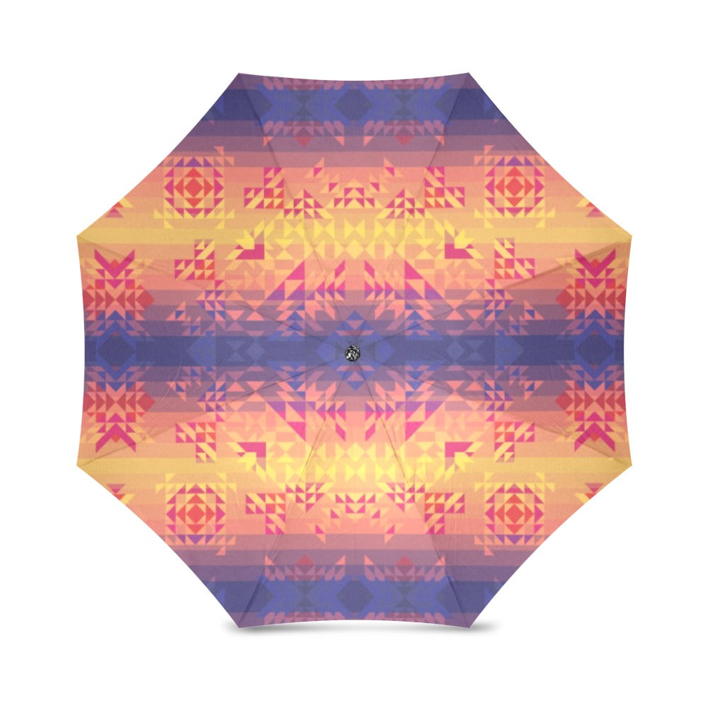 Soleil Indigo Foldable Umbrella