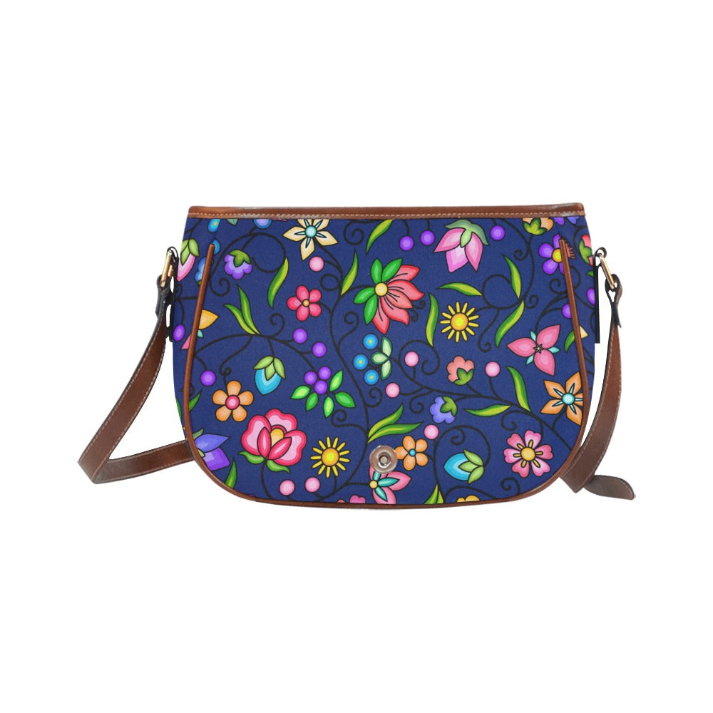 Grandmother Legacy Dark Blue Saddle Bag/Large