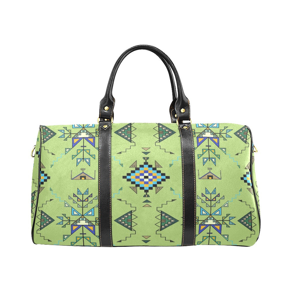 Bear Shield Green Large Travel Bag