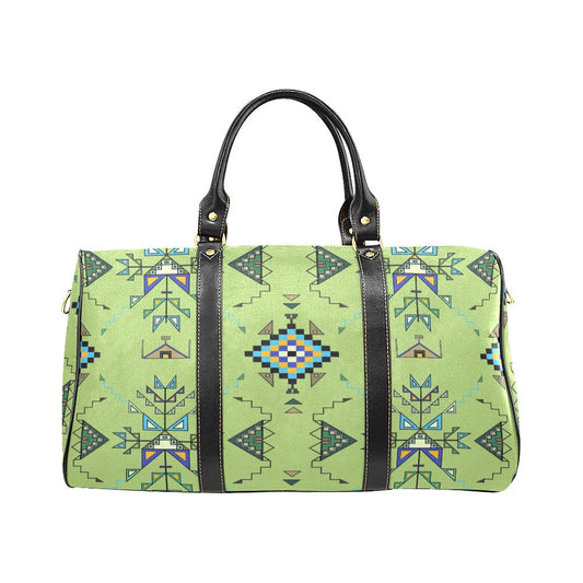 Bear Shield Green Large Travel Bag
