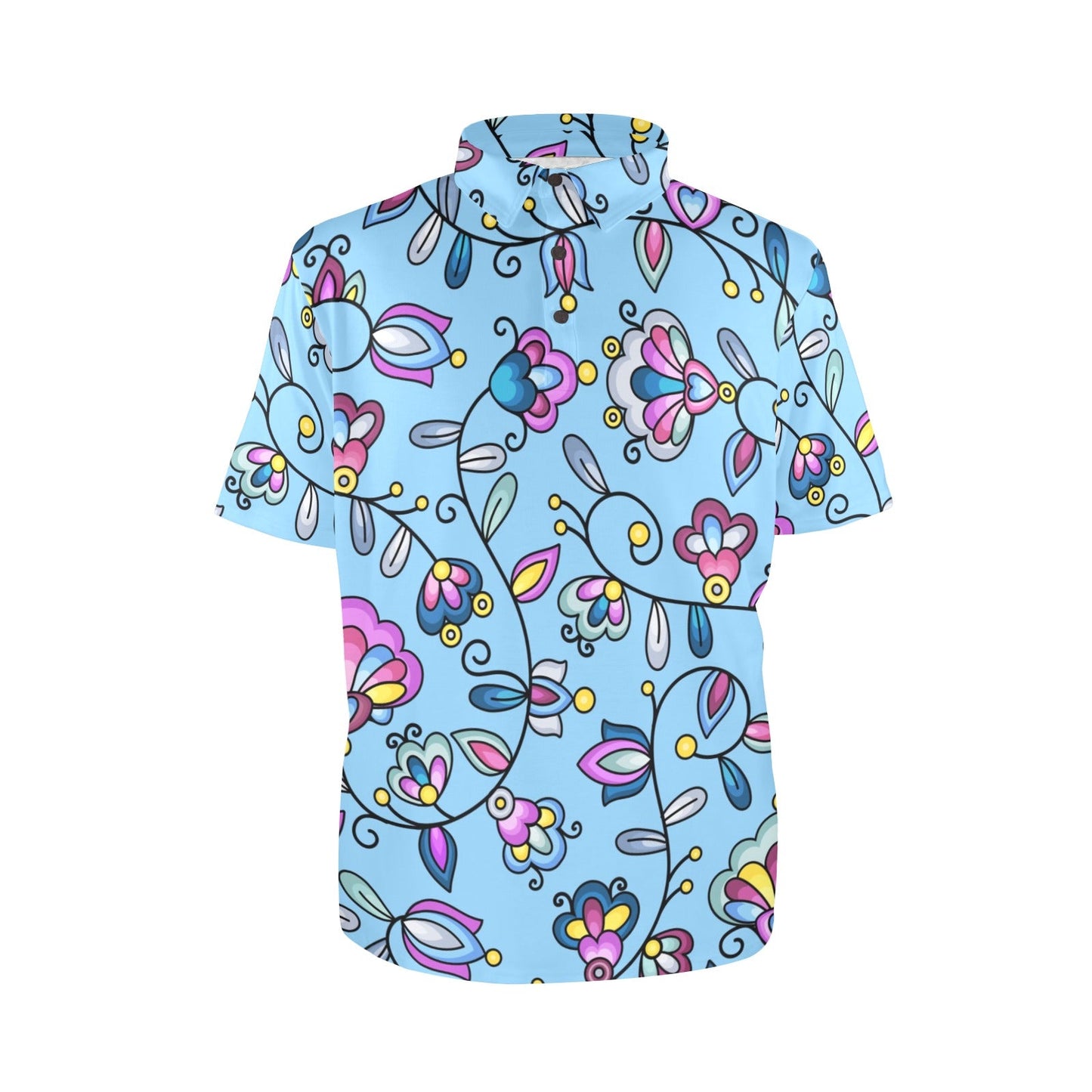 Autumn Bundle Blessing Blue Polo Shirt