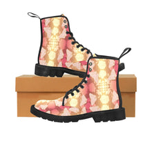 Load image into Gallery viewer, Butterfly and Roses on Geometric Boots
