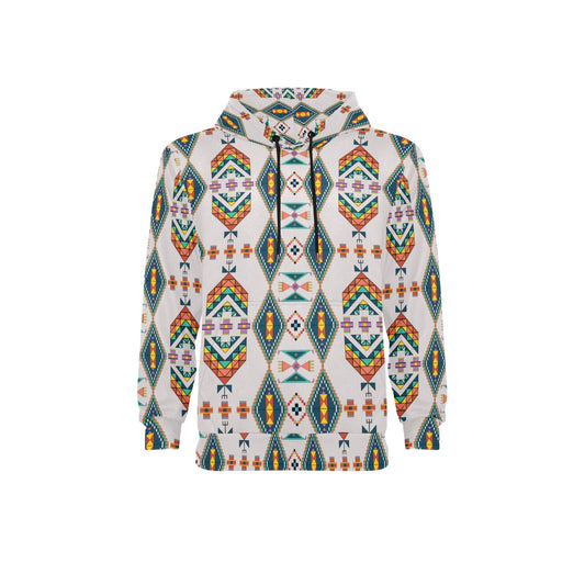 Travois Tipi Grey Fleece Hoodie