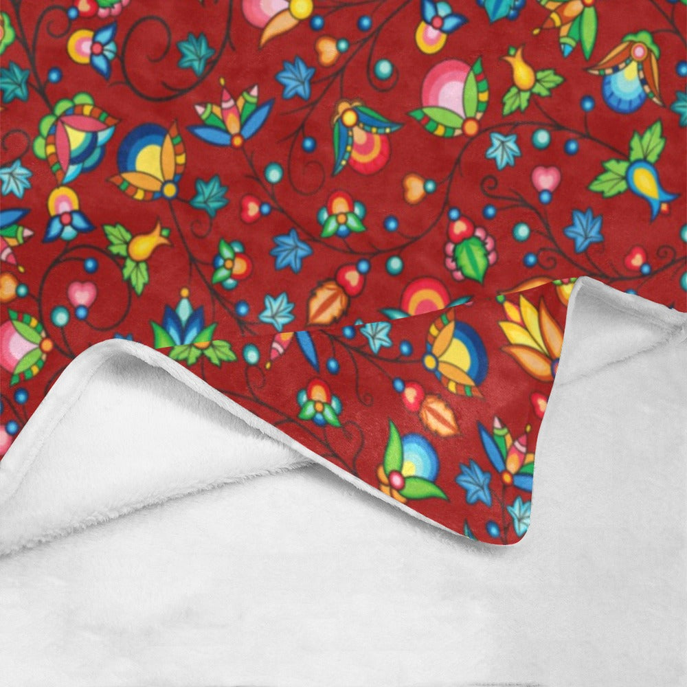 Prairie Plains Spirit Red Ultra-Soft Micro Fleece Blanket 40"x50"