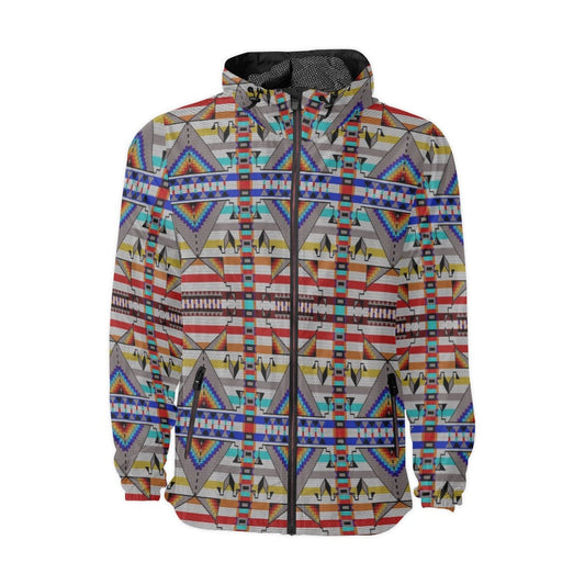 Medicine Blessing White Men's Windbreaker
