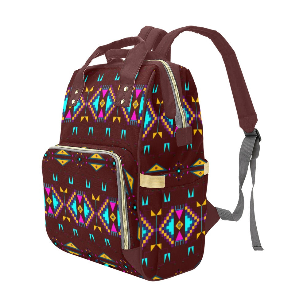 Rite of Passage Pemmican Berry Multi-Function Diaper Backpack
