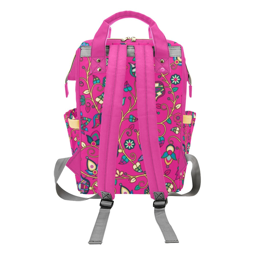 Thorny Path Pink Multi-Function Diaper Backpack