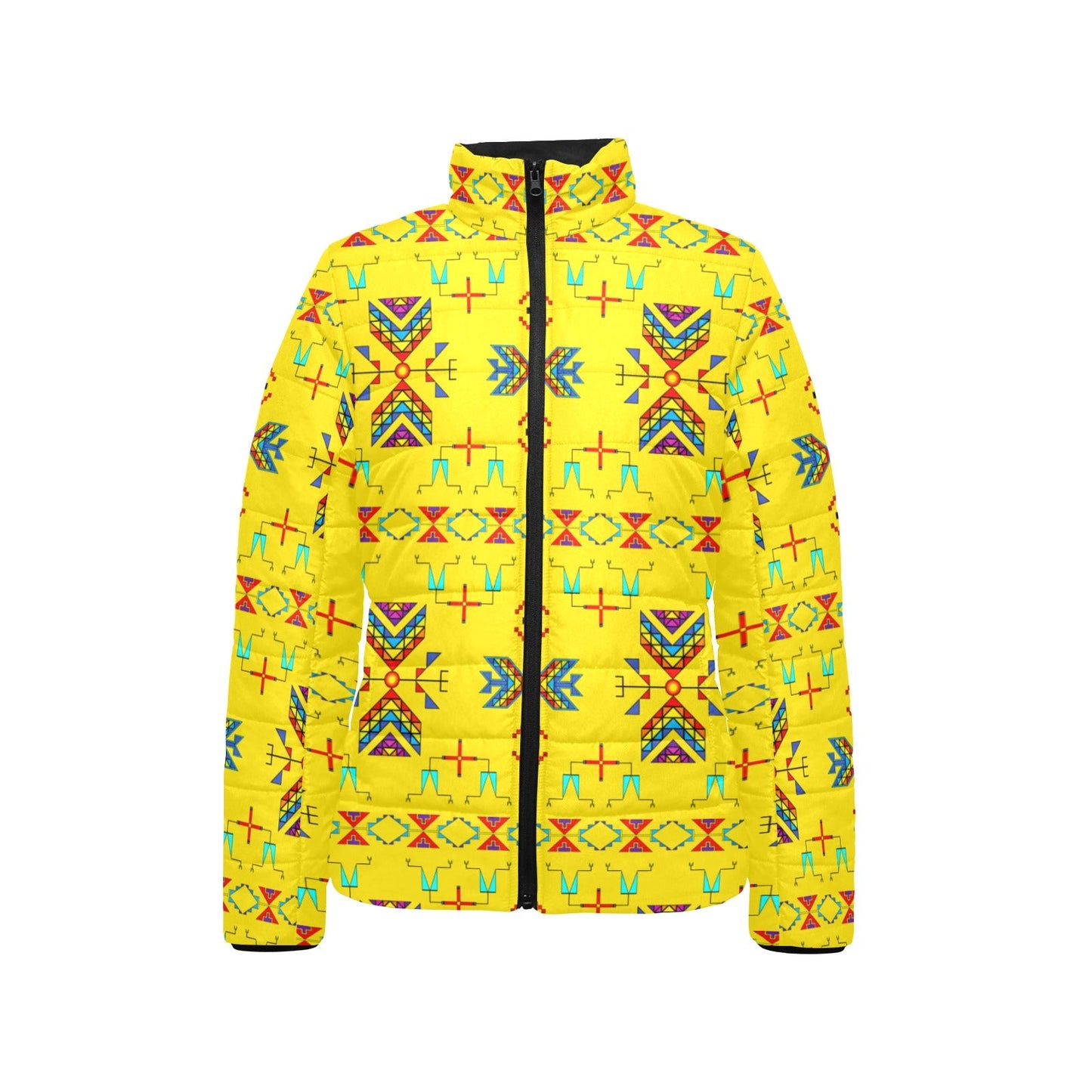 Rainbow Chief Rainbow Yellow Women's Padded Jacket