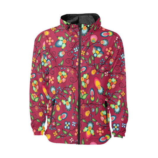 Floral Bounty Magenta Men's Windbreaker