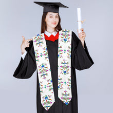 Load image into Gallery viewer, Dakota Damask White Graduation Stole
