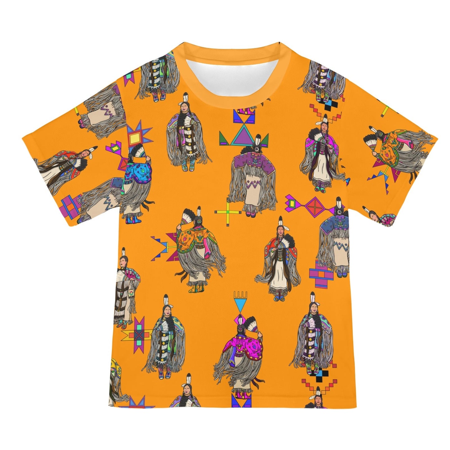 Women's Tradish Dancers Orange Tee