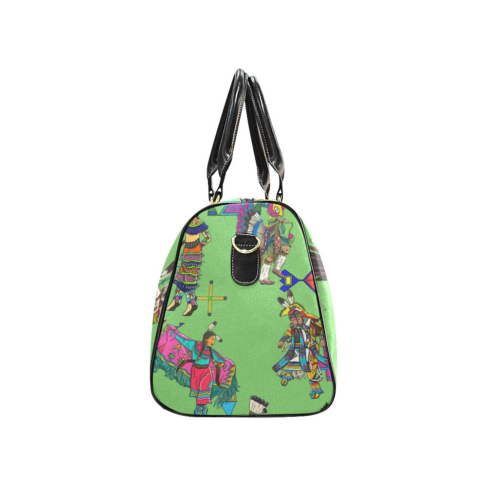 Grand Entry Dancers Grass Large Travel Bag