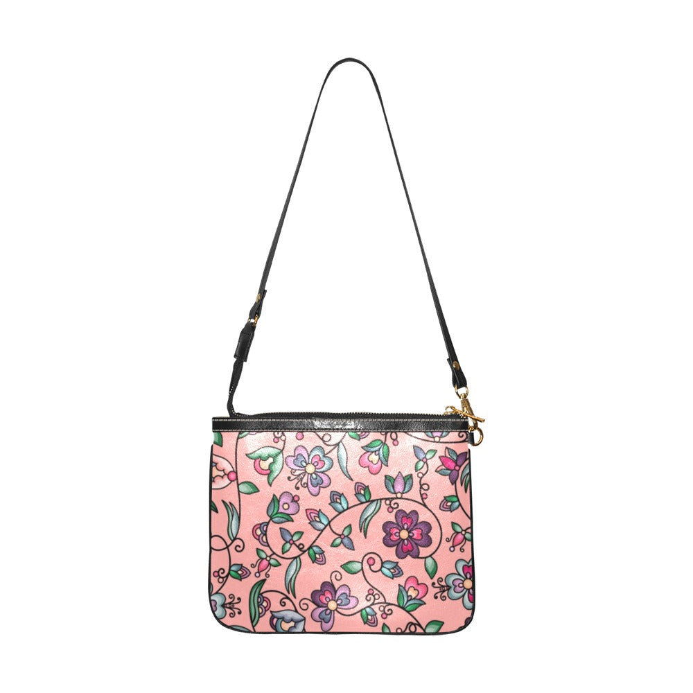 Amber Evening Garland Peach Small Shoulder Bag