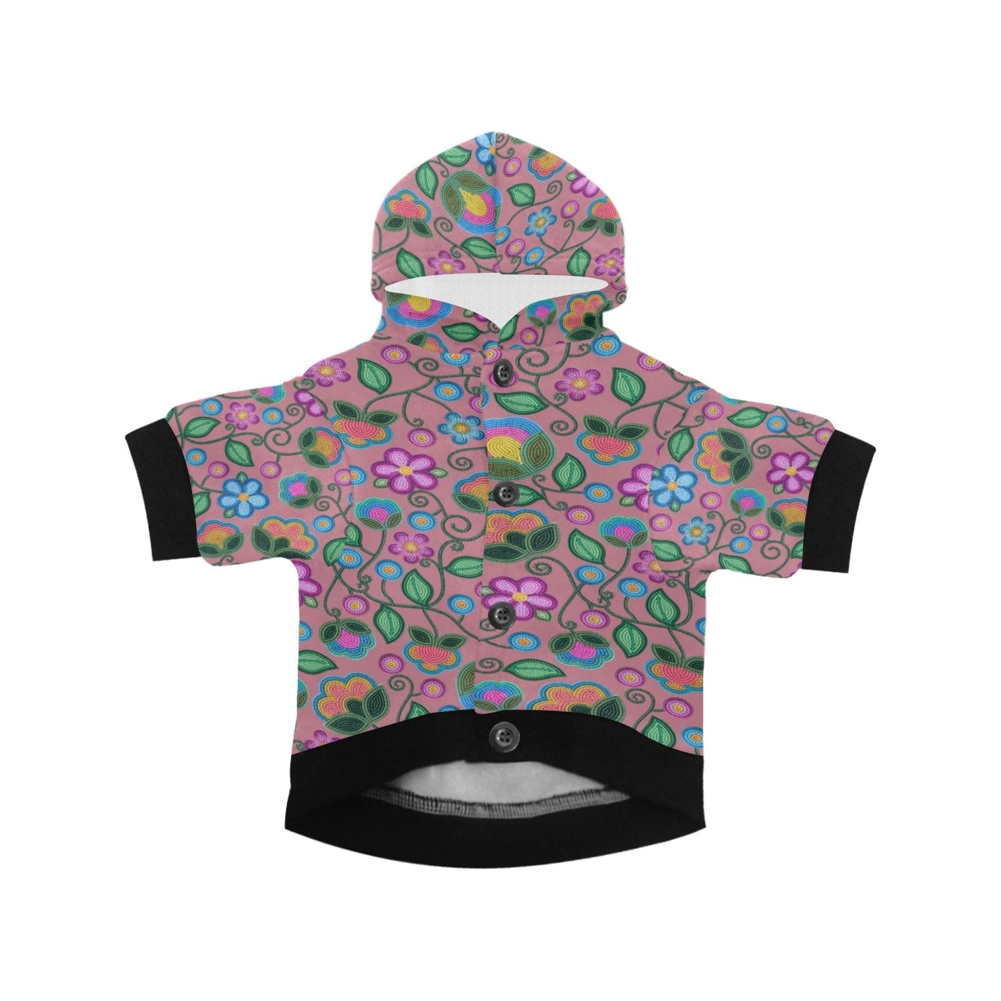 Turquoise Sunbeam Peach Pet Hoodie