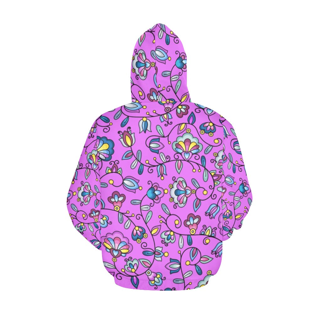 Autumn Bundle Blessing Purple Hoodie for Women (USA Size)