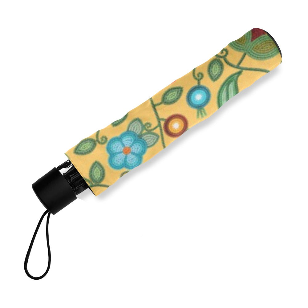 Prairie Fire Petals Honey Foldable Umbrella