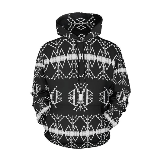 Sacred Trust Black Hoodie for Women