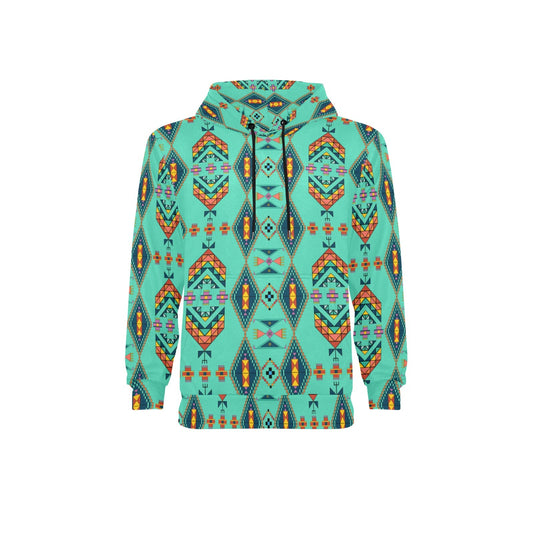 Travois Tipi Smoky Sky Fleece Hoodie