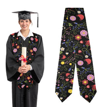 Load image into Gallery viewer, Nipin Blossom Midnight Graduation Stole
