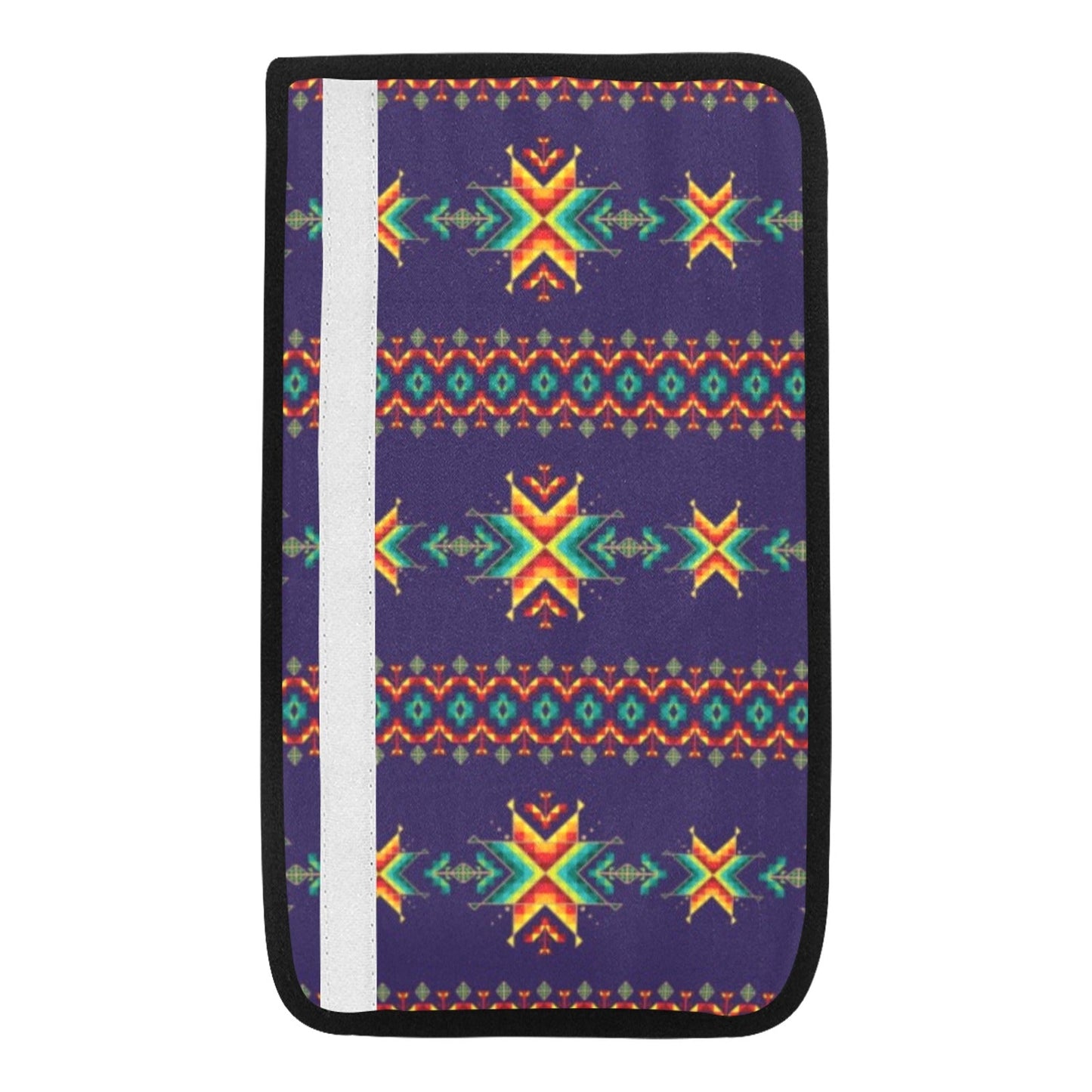 Dreams of Ancestors Indigo Seat Belt Cover