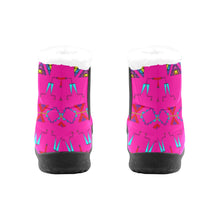 Load image into Gallery viewer, Rainy Chief Rainbow Hot Pink Women&#39;s Padded Winter Boot
