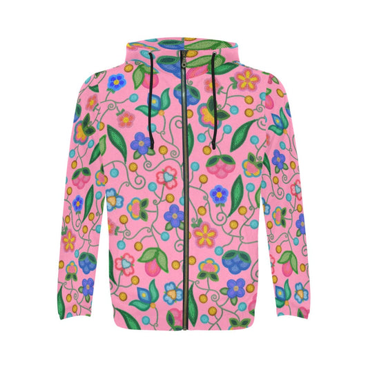 Skyberry Serenade Pink Zip Hoodie