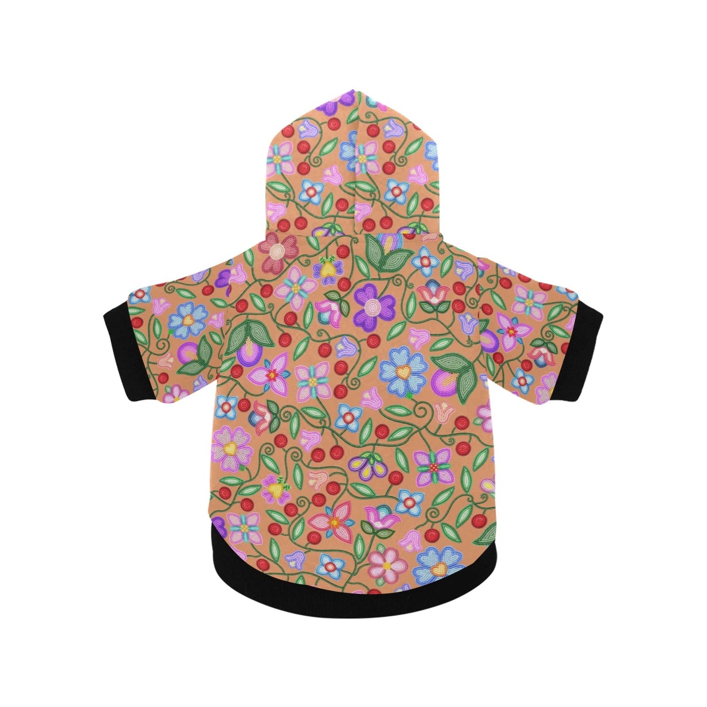 Petal Harmony Terracotta Pet  Hoodie