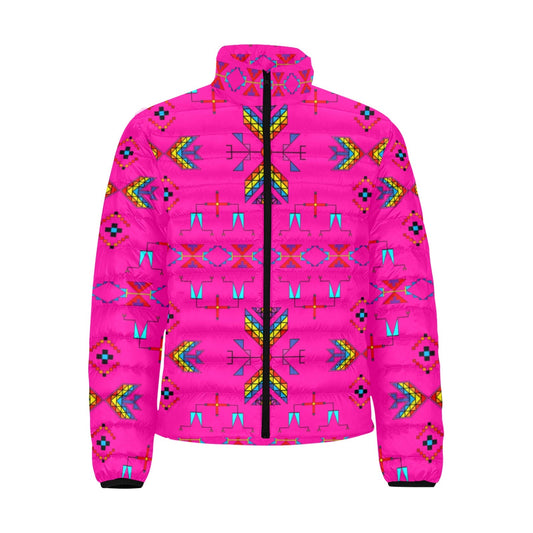Rainy Chief Rainbow Hot Pink Padded Jacket