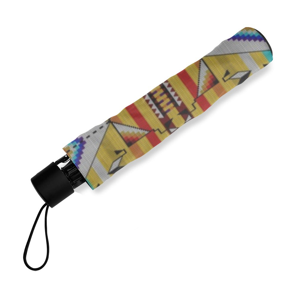 Medicine Blessing Yellow Foldable Umbrella