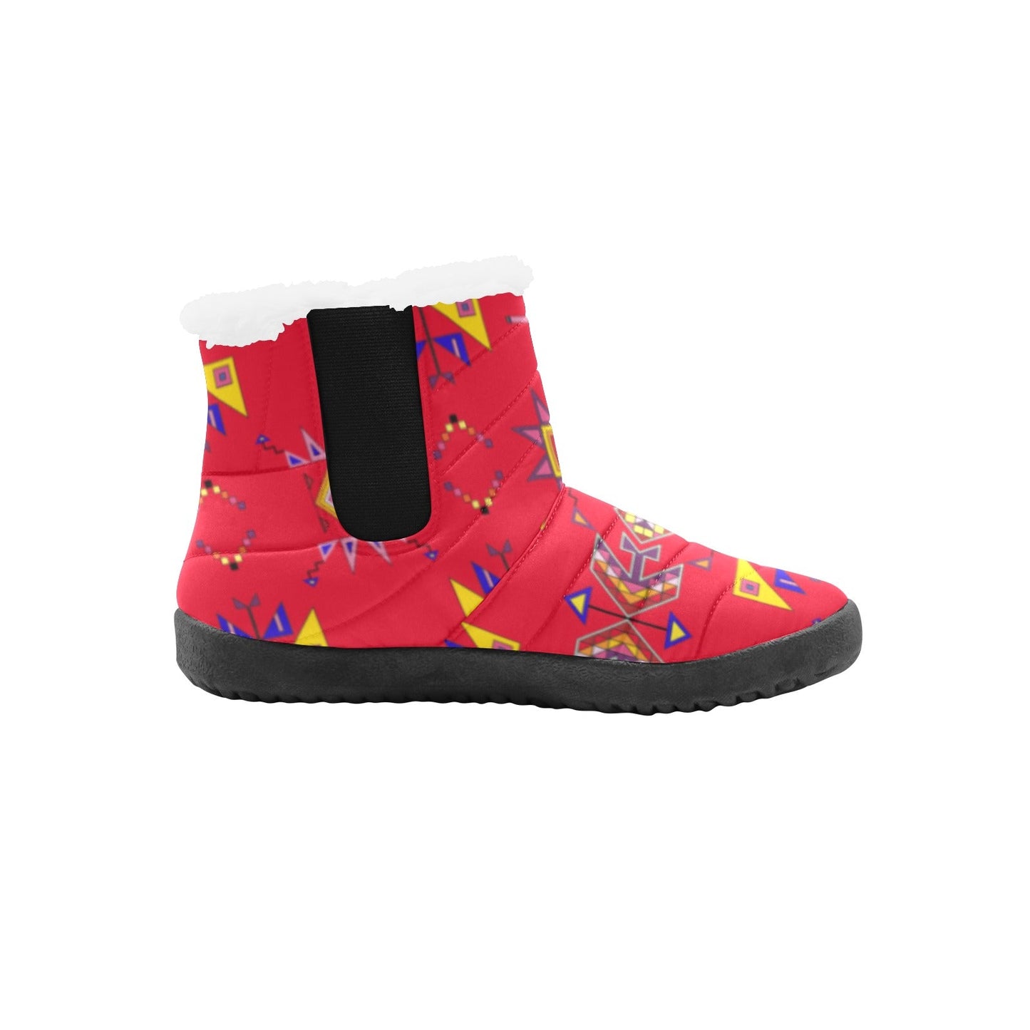 Scattered Generations Red Women's Padded Winter Boot