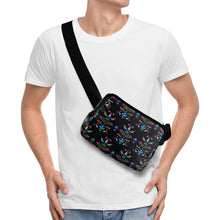 Load image into Gallery viewer, Dakota Damask Black Belt Bag
