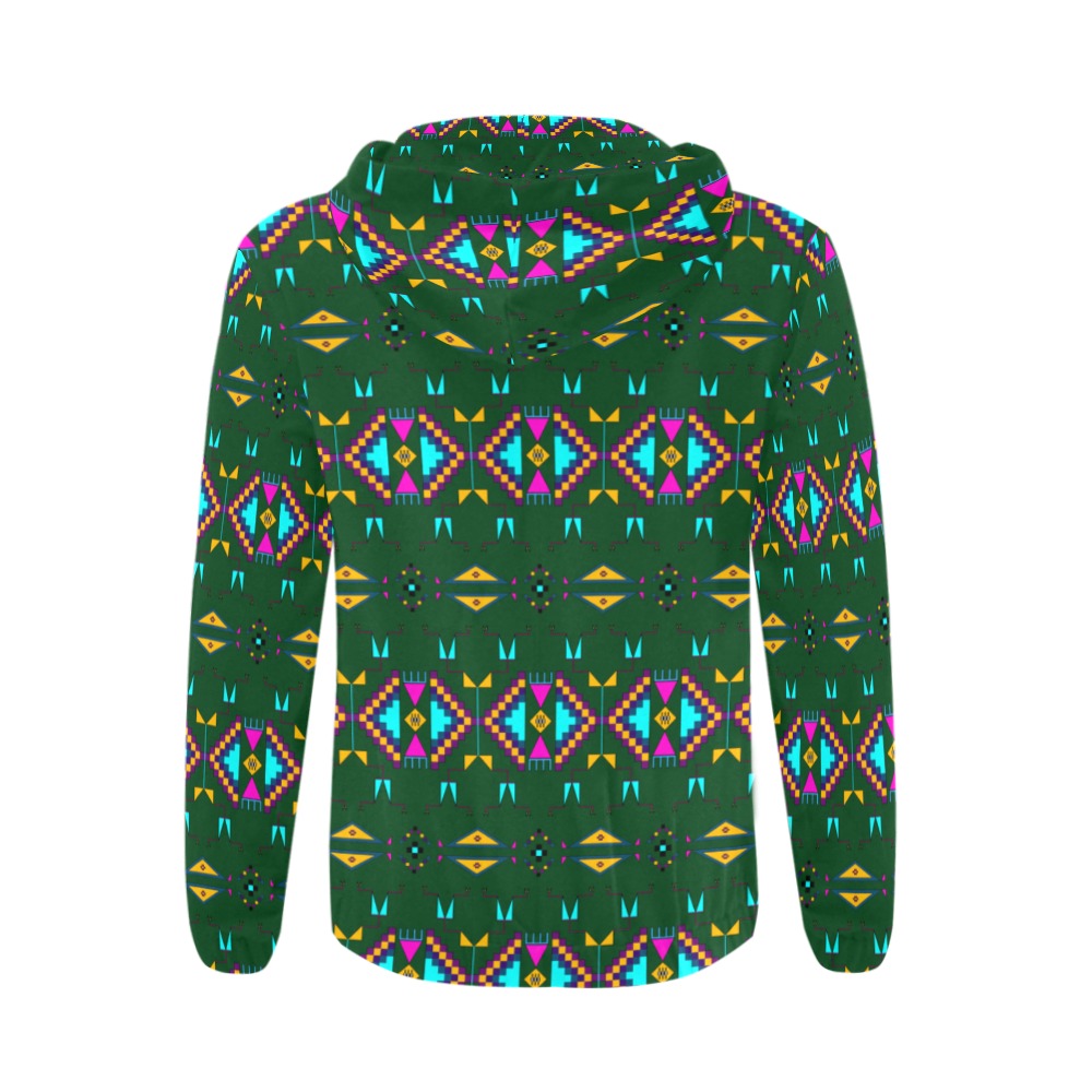 Rite of Passage Squash Leaf Men's Zipper Hoodie