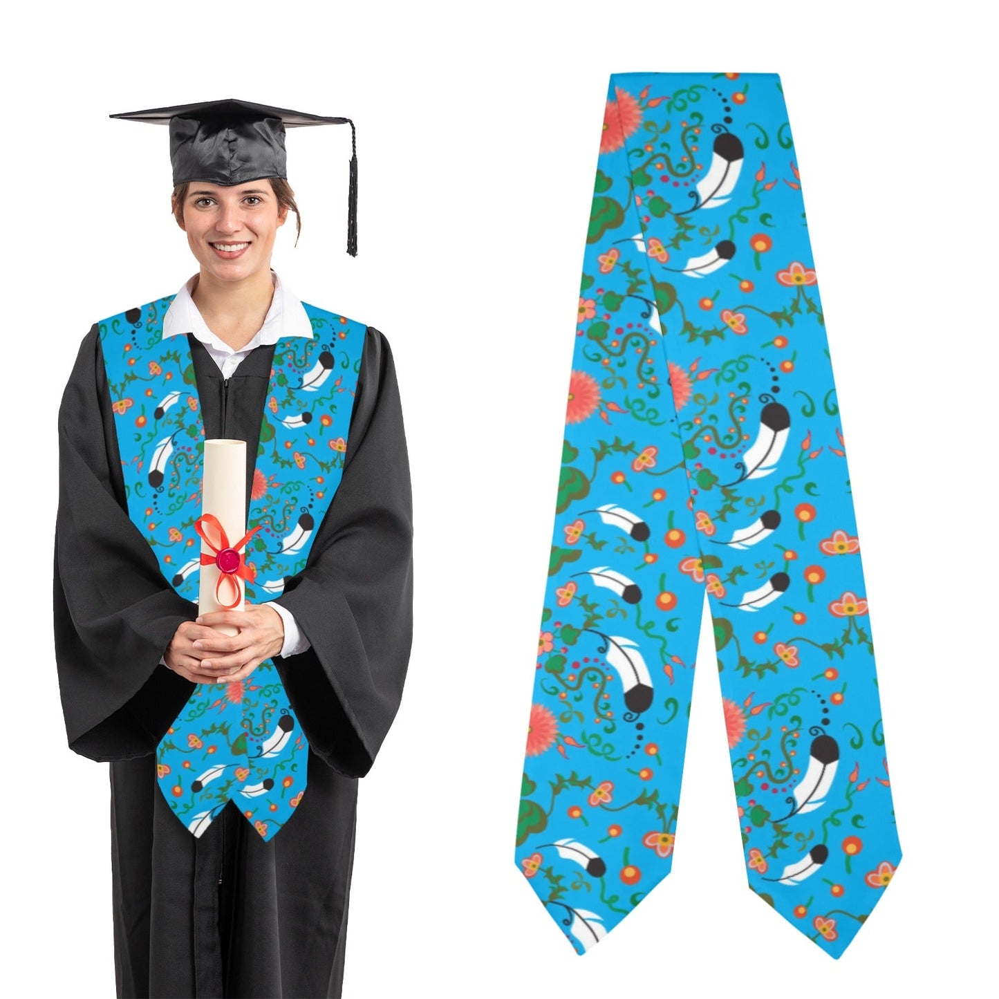 New Growth Bright Sky Graduation Stole